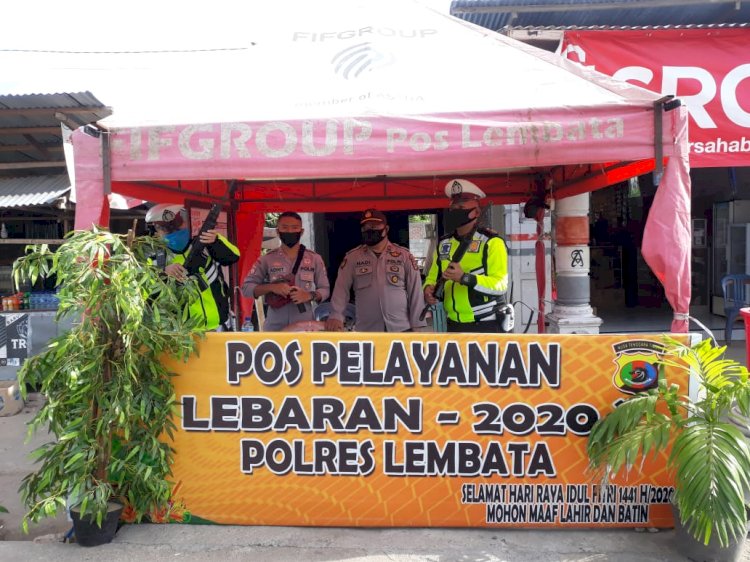 Pos Pelayanan Terminal Timur, Operasi Ketupat Turangga 2020 Polres Lembata