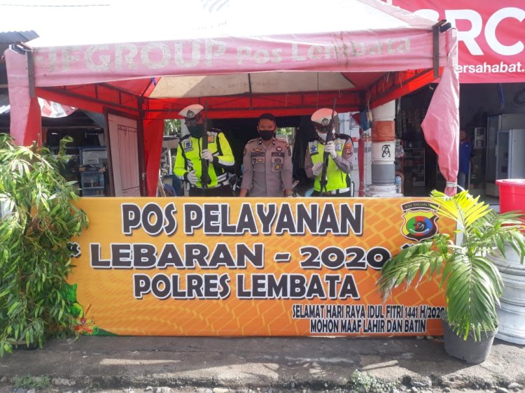 Piket Pos Pam Terminal Timur Polres Lembata