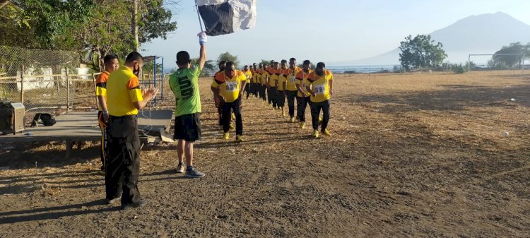 Wujudkan Personil Yang Sehat dan Tangguh, Polres Lembata Gelar Tes Kesampataan Jasmani