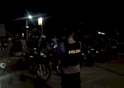 Malam Akhir Pekan Satuan Sabhara Polres Lembata Tingkatkan Patroli Dengan Libatkan Timtindak