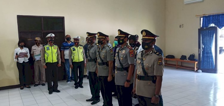 Kapolres Lembata Pimpin Upacara Serah Terima Jabatan Di Lingkungan Polres Lembata