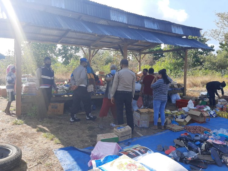 Jaga Kamtibmas Di Wilayahnya Kanit Sabhara Polsek Nagawutung Bripka Yufrizal Ibrahim Lakukan Ini