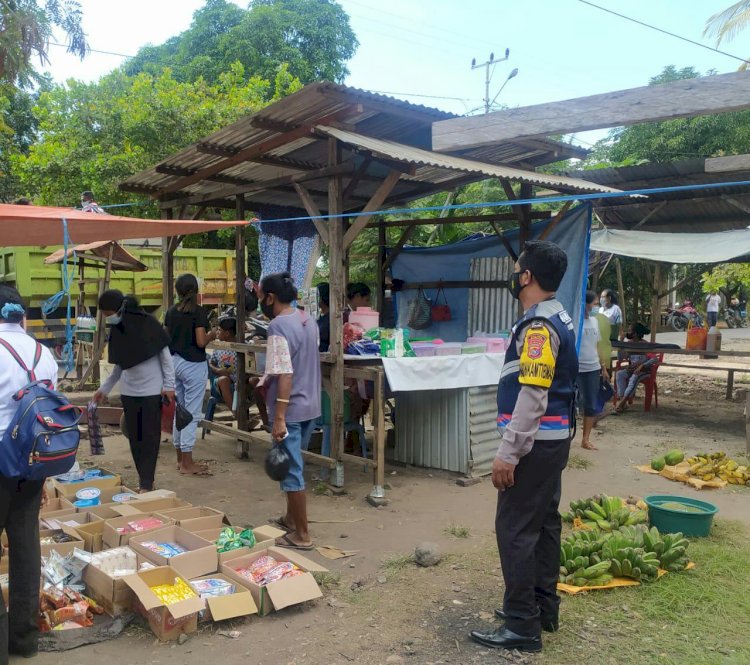 Ditengah Massa Pandemi,Ini yang di lakukan Bhabinkamtibmas Desa Jontona,  Kec. Ile Ape Timur