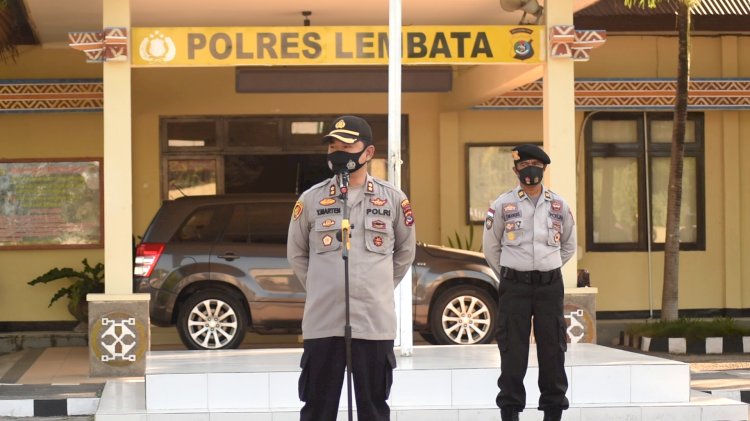 Kapolres minta anggota Maksimalkan pengawasan Hingga penindakan pelaku Karhutlah Di Lembata