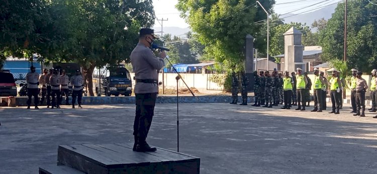 Babinkamtibmas dan Komunitas Penyintas Covid 19 Polres Lembata