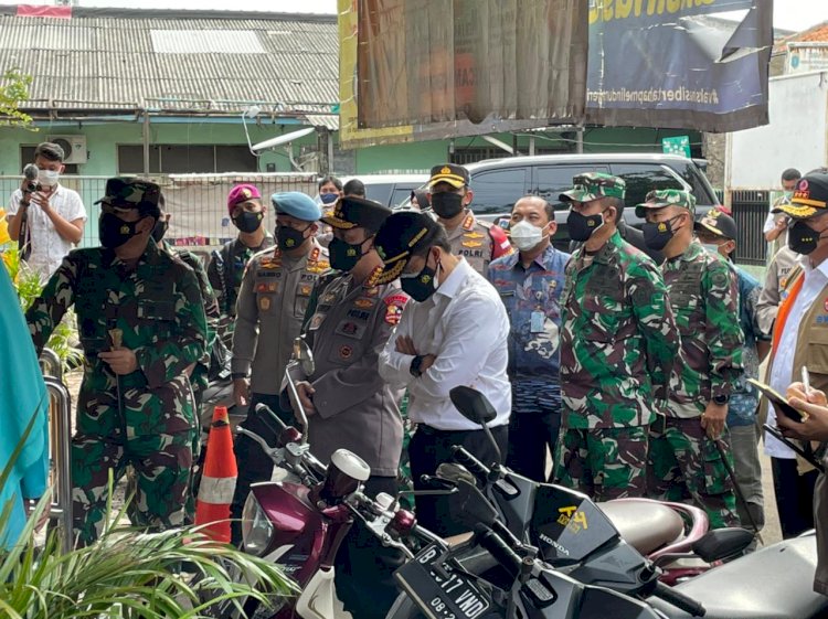 Panglima TNI Dan Kapolri Sidak PPKM Di Tiga Lokasi DKI Jakarta