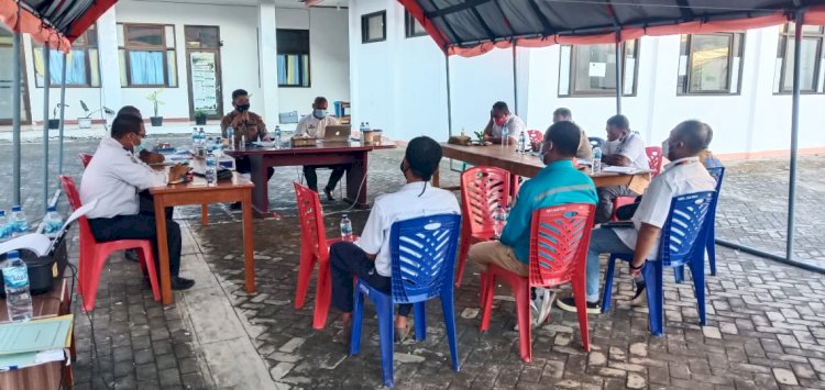 Kapolres Lembata Pimpin Rapat Konsolidasi Terkait PPKM Mikro Di Kabupaten Lembata.