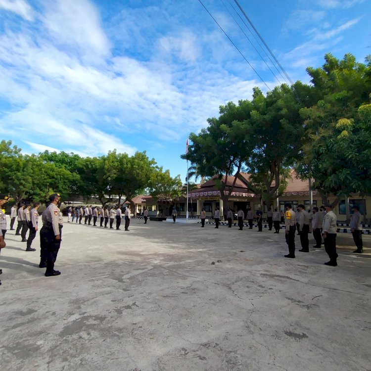 Polres Lembata Kembali Adakan Vaksinasi Massal Tahap I.