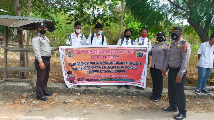 Polres Lembata Kembali Gelar Operasi Bina Waspada Ranakah 2021.