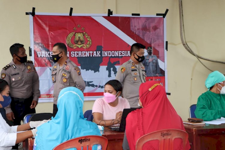 Tingkatkan Percepatan Vaksinasi, Polres Lembata Buka Gerai Vaksinasi Polri Presisi Setiap Hari.