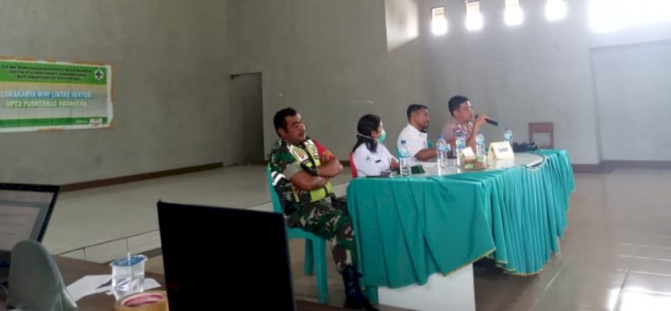 Rapat Lintas Sektoral, Kapospol Lebatukan Sampaikan Percepatan Vaksinasi Merupakan Prioritas Nasional.