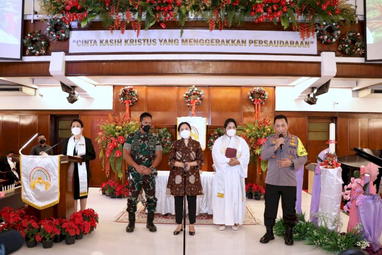 Tinjau Gereja Katedral, Kapolri Pastikan Beri Pelayanan dan Pengamanan Optimal di Perayaan Natal dan Tahun Baru