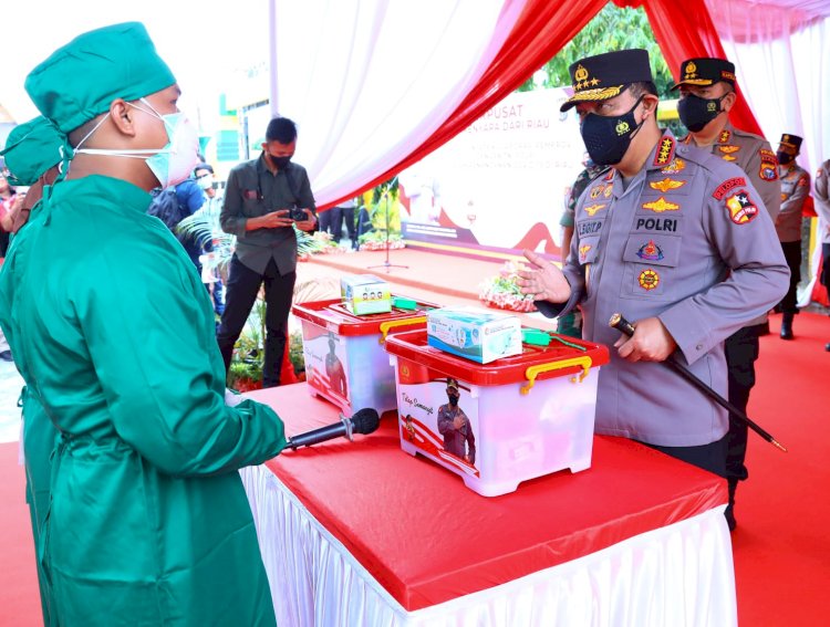 Sarankan Warga Dirawat di Isoter, Kapolri: Kurangi Risiko Penyebaran dan Fatalitas.