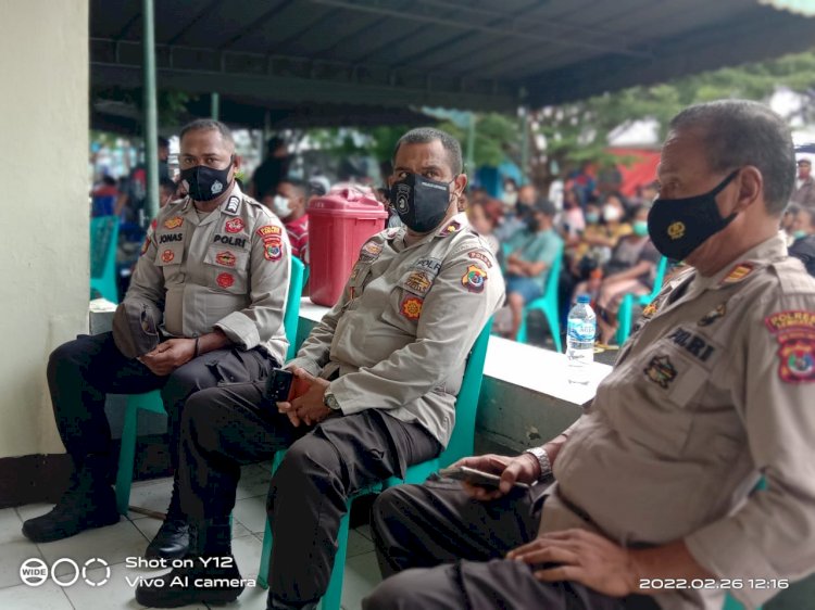 Tingkatkan Akselerasi Percepatan Vaksinasi, Pospol KPPP Laut Lewoleba Kembali Buka Gerai Vaksin.