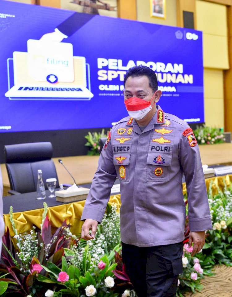 Kapolri: Bayar Pajak Bermanfaat Bagi Kepentingan Masyarakat dan Negara Indonesia