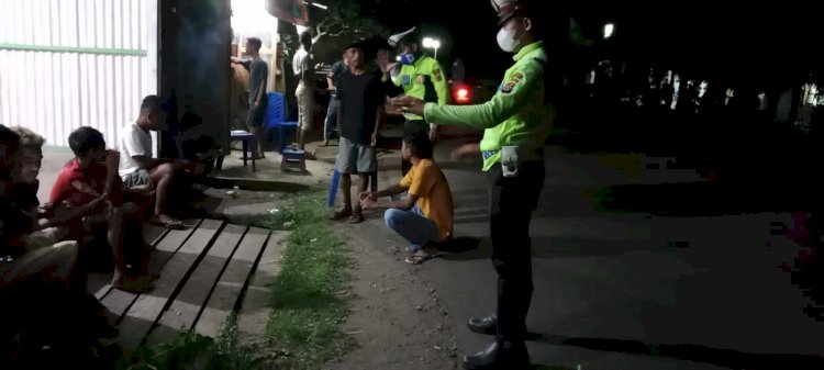 Antisipasi Kejahatan, Sat Lantas Polres Lembata Gencar Laksanakan Patroli Malam Hari