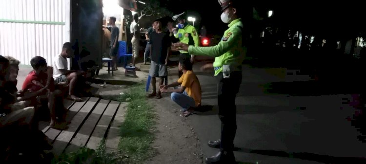 Antisipasi Kejahatan, Sat Lantas Polres Lembata Gencar Laksanakan Patroli Malam Hari   