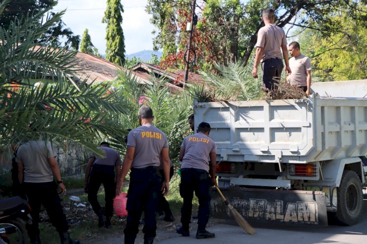 Sambut tahun baru Islam, Polres Lembata gelar bakti sosial