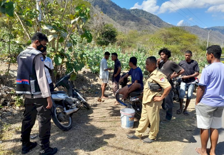 Bhabinkamtibmas Terus Himbaua Warga Waspadai PMK.