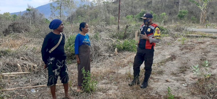 Aipda Socherman Terus Ingatkan Warga Binaannya Dampak Dari Karhutla.