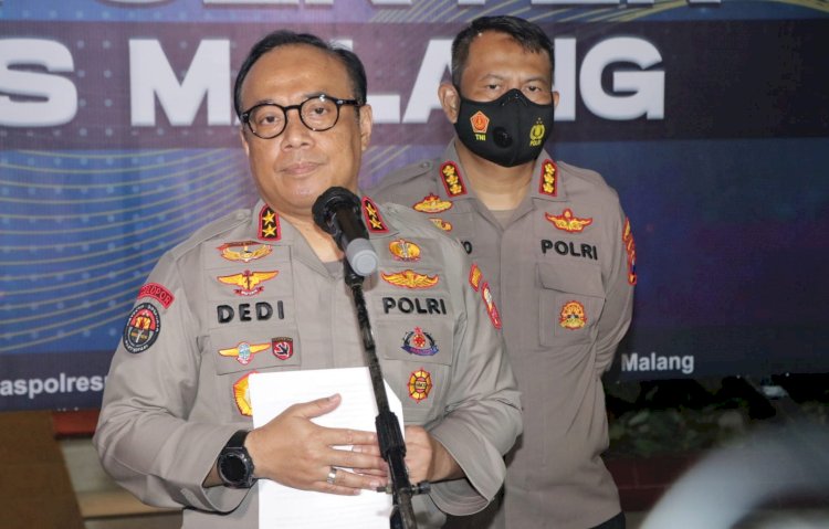 Polri Pastikan Tindak Tegas Pelaku Anarkis Di Luar Stadion Kanjuruhan