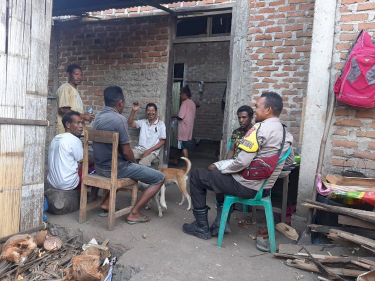 Bhabinkamtibmas Desa Dulir Pererat Talisilaturahmi Dengan Warga Binaannya.