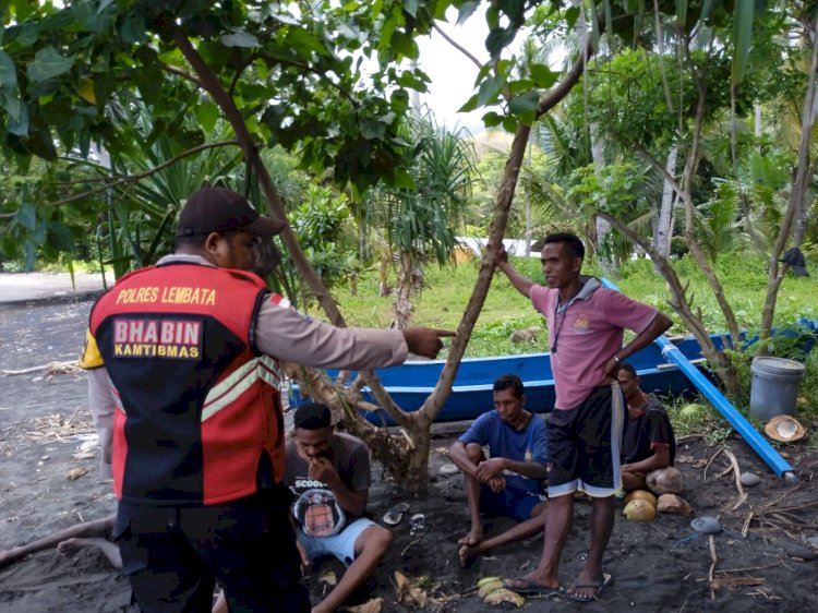 Bhabinkamtibmas Ajak Warga Peran Aktif Jaga Kamtibmas.