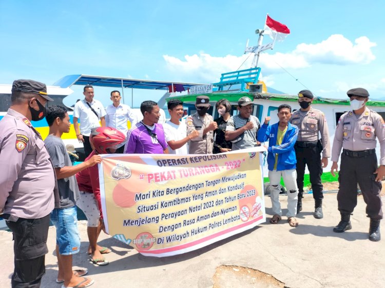 Menekan Angka Kriminalitas Polres Lembata Tingkatkan Patroli Dan Himbauan.