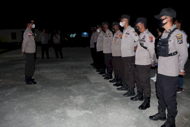 Tingkatkan Pelaksanaan Operasi Pekat, Polres Lembata Lakukan Razia Dan Cipta Kondisi.