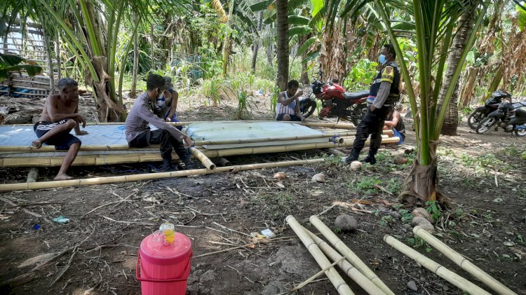 Sambangi Warga Binaannya Bhabinkamtibmas Tingkatkan Penyuluhan.