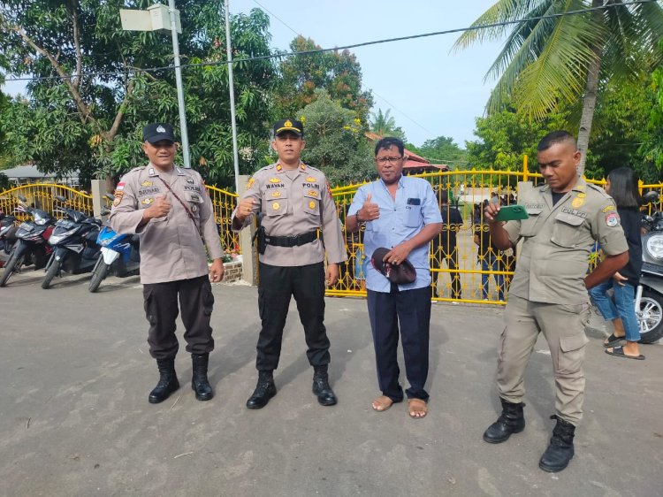 Ops Semana Santa Turangga 2023 - Polres Lembata Lakukan Pengamanan Pelaksanaan Ibadah Jumat Agung