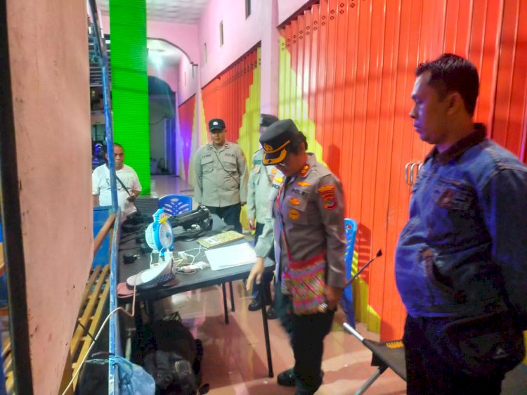 Kapolres Lembata  Pimpin Giat Patroli Malam