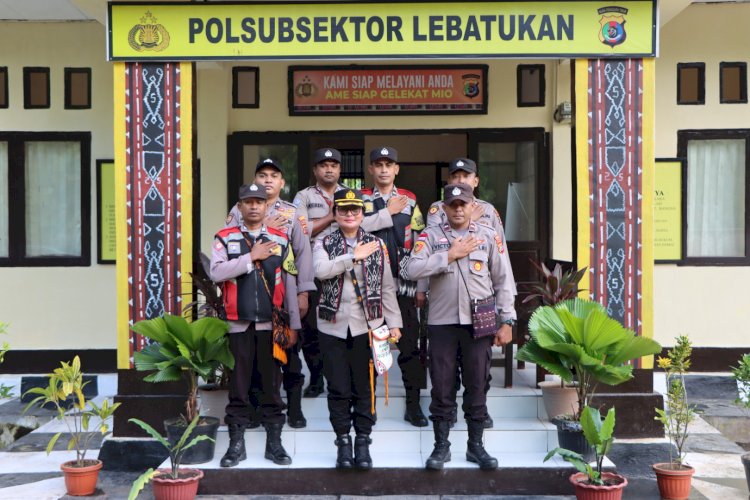 Kunjungan Kerja Di Polsubsektor Lebatukan, Kapolres : Tingkatkan Sinegritas Dengan Masyarakat Untuk Ciptakan Kamtibmas Yang Kondusif.