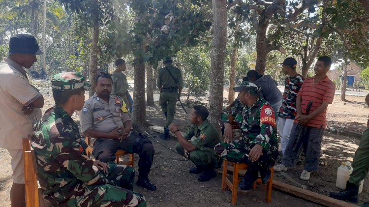 Bripka Merdison Paut minta warga tidak melakukan aktifitas membersihkan kebun dengan cara.?