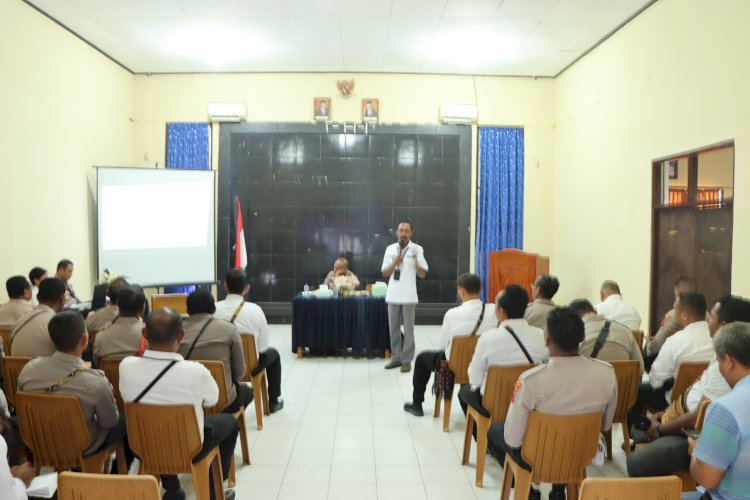 Komisi Pemilihan umum (KPU) Kabupaten Lembata, Berikan Pembimbingan Teknis Pelaksanaan Pemilu bagi Anggota Polres