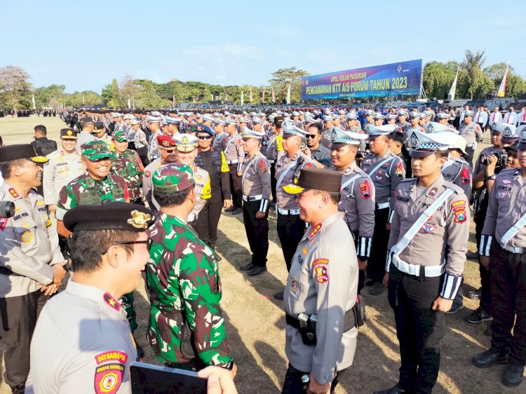 Sinergitas TNI-Polri Serta Masyarakat Bali Siap Amankan KTT AIS Forum 2023