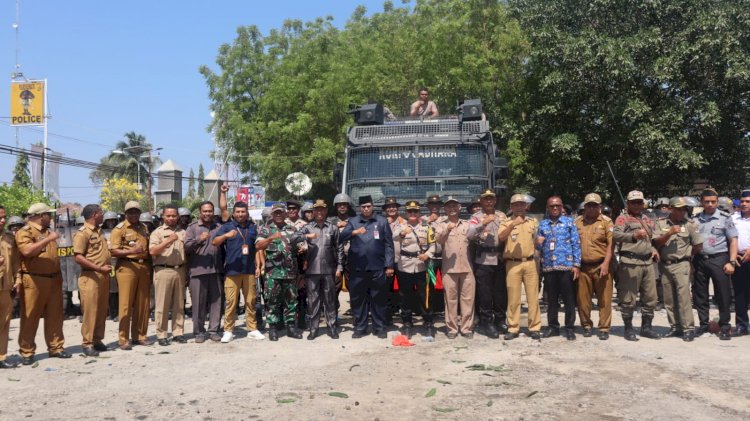 Polres Lembata Laksanakan kegiatan (Sispamkota) Sistem Pengamanan Kota