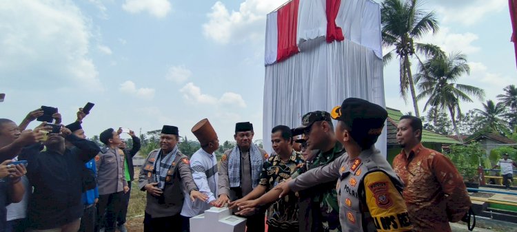 Bahagianya Warga Ciamis dapat Bantuan Sumur Bor dan   Paket Sembako dari Operasi NCS Polri