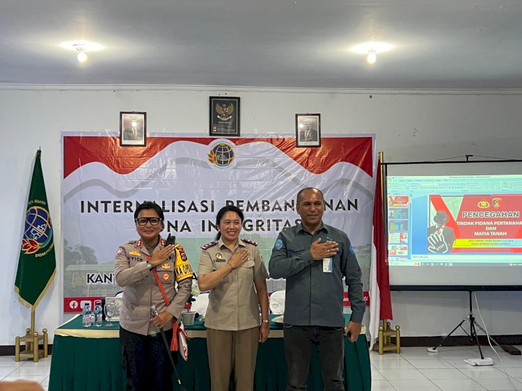 Kegiatan Sosialisasi Internalisasi Menuju Zona Integritas Dalam Rangka Mewujudkan Kantor Pertanahan Kabupaten Lembata Sebagai Pembangunan Zona Integritas