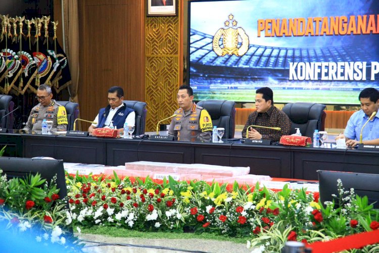 Jadikan Sepak Bola Indonesia Lebih Baik, Polri dan PSSI Sikat Mafia Skor