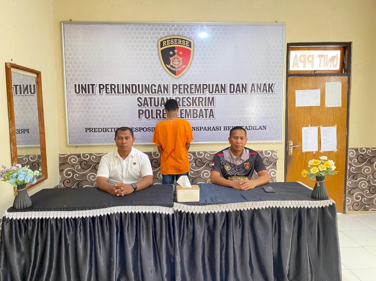 berkas salah satu buronan persetubuhan anak di bawah umur yang kabur ke cilegon sudah di serahkan ke kejaksaan negeri lewoleba