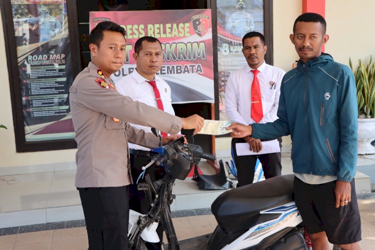 Polres Lembata Tangkap Pelaku Curanmor yang merupakan anak di bawah umur,