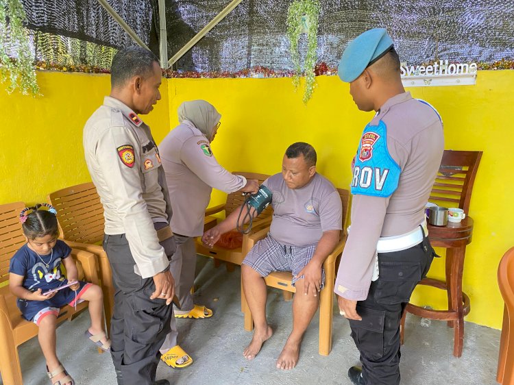 Pastikan Anggota yang Sakit Dapat Melaksanakan Tugas:satgas Dokkes dan satgas Propam Lakukan Home Visit