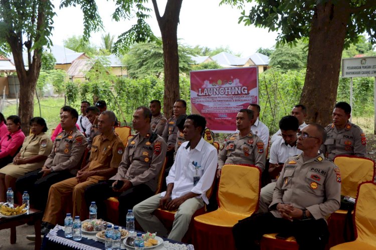 Launching Program P2L, Polres lembata Siap Dukung Ketahanan Pangan dan MBG