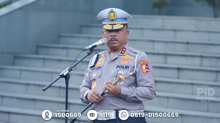 Korlantas Polri Gelar Apel dan Halal Bihalal Idul Fitri 1446 H, Kakorlantas Apresiasi Kinerja Polantas dalam Operasi Ketupat 2025*