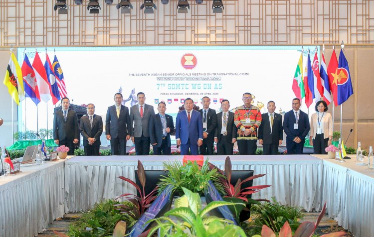 *Delegasi Polri Hadiri Pertemuan ASEAN SOMTC Working Group on Arms Smuggling di Kamboja*