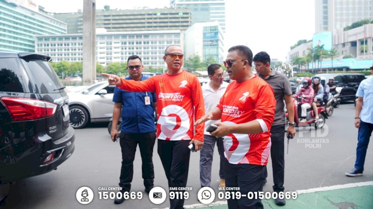 *Kakorlantas Polri Tinjau Persiapan Car Free Day, Sambut Hari Bhayangkara ke-79*