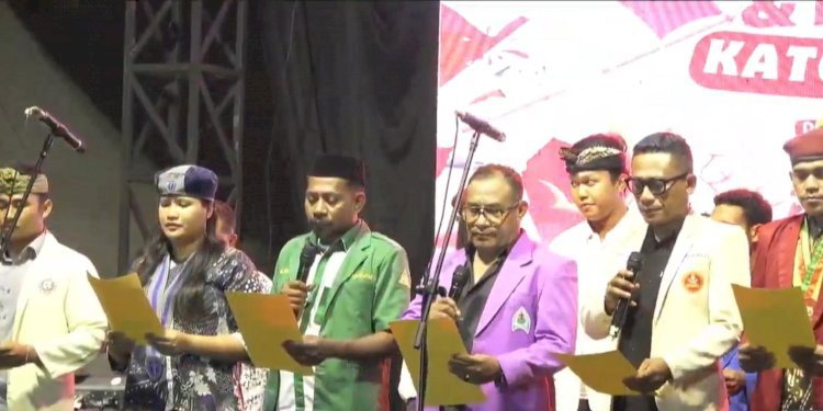 Semarak Hari Ketiga Gebyar UMKM dan Pesta Rakyat “Katong Deng Polda NTT”, Pengunjung Ikrarkan Sumpah Pemuda