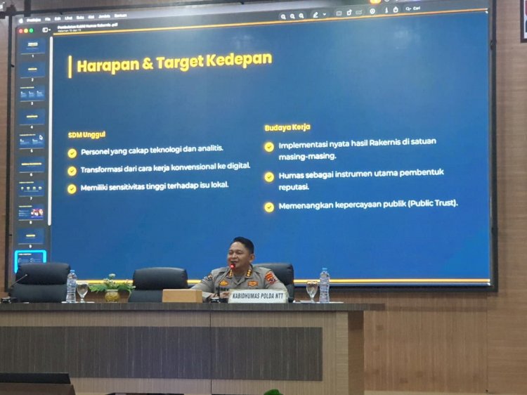 Kegiatan Rapat Kerja Teknis Bidang Humas Dan Pelatihan Fungsi Kehumasan Polda NTT T.A. 2026