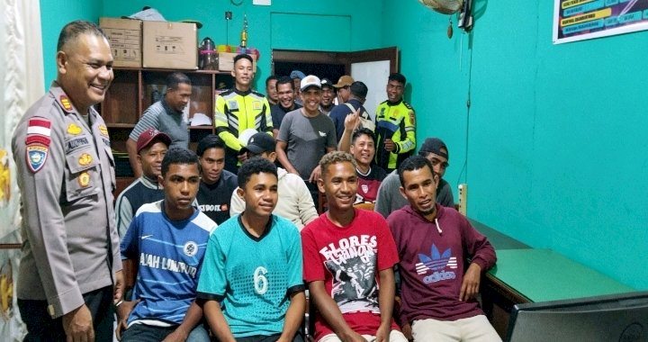 POLRES LEMBATA GELAR NOBAR PIALA DUNIA 2026 BERSAMA MASYARAKAT, PERERAT KEBERSAMAAN DAN SILATURAHMI.